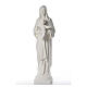 Virgin Mary with baby 110 cm statue in fiberglass, white s1