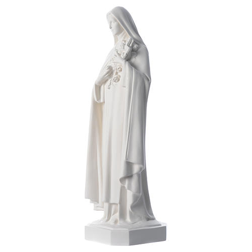 Saint Teresa white fiberglass statue, 60 cm 2