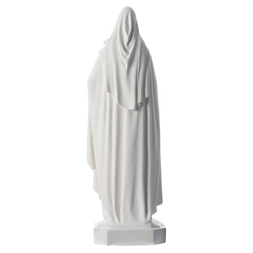 Saint Teresa white fiberglass statue, 60 cm 4
