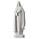Saint Teresa white fiberglass statue, 60 cm s1