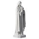 Saint Teresa white fiberglass statue, 60 cm s3