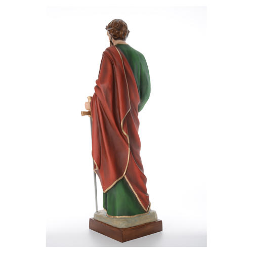 Statue Hl. Paul 160cm handgemalten Fiberglas 3