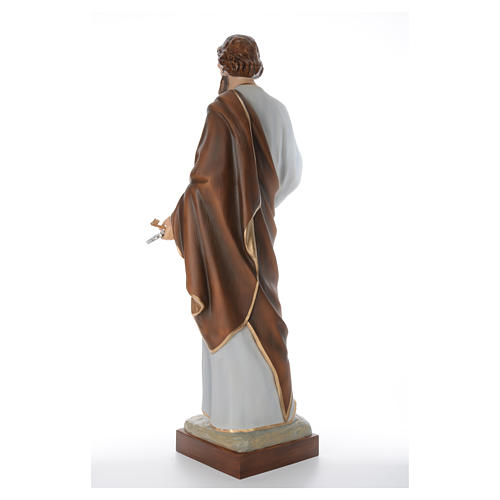 Statue Hl. Peter 160cm handgemalten Fiberglas 3
