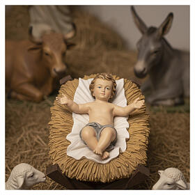 Bambinello Gesù 20 cm vetroresina per presepe