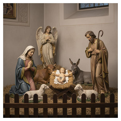 Baby Jesus statue 20 cm in fiberglass 3