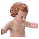 Baby Jesus figurine fiberglass open arms blue drape s6