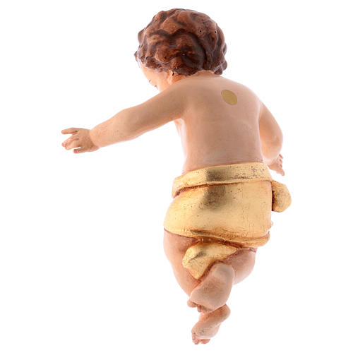 Niño Jesús Fibra de Vidrio brazos abiertos paño dorado fibra de vidrio 3