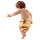 Enfant Jésus fibre de verre bras ouverts drap doré s5