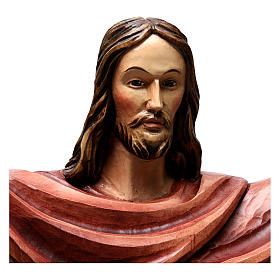 Christ the king painted fiberglass statue, Valgardena