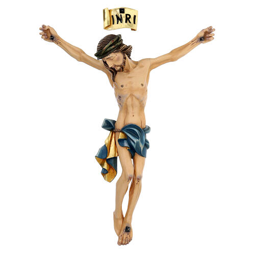 Corpus Christi 60 cm hoch aus Fiberglas farbig gefasst 1