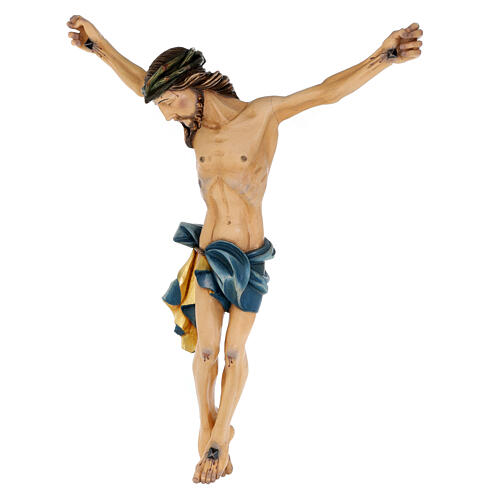 Corpus Christi 60 cm hoch aus Fiberglas farbig gefasst 3