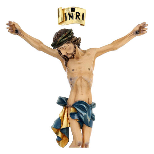 Corpus Christi 60 cm hoch aus Fiberglas farbig gefasst 4