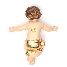 Imagens em Fibra de Vidro: Menino Jesus 20 cm fibra vidro pano ouro