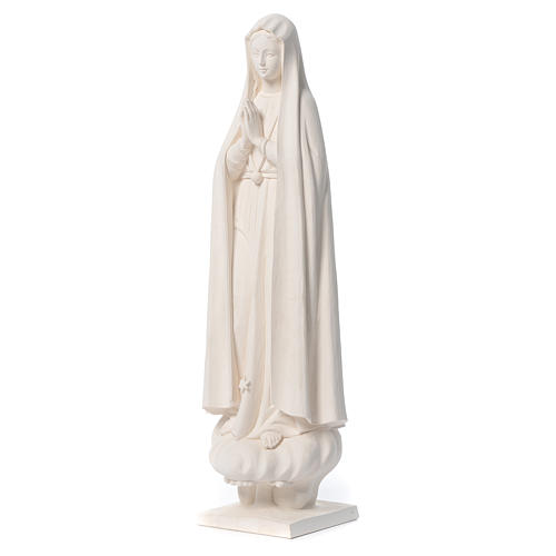 Our Lady of Fatima 60 cm in natural fiberglass 2