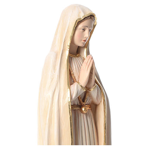 Madonna di Fatima 100 cm fibra di vetro colorata Valgardena 6