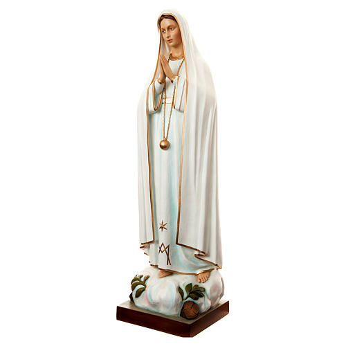 Estatua Virgen de Fátima 180 cm de fibra de vidrio pintada 2