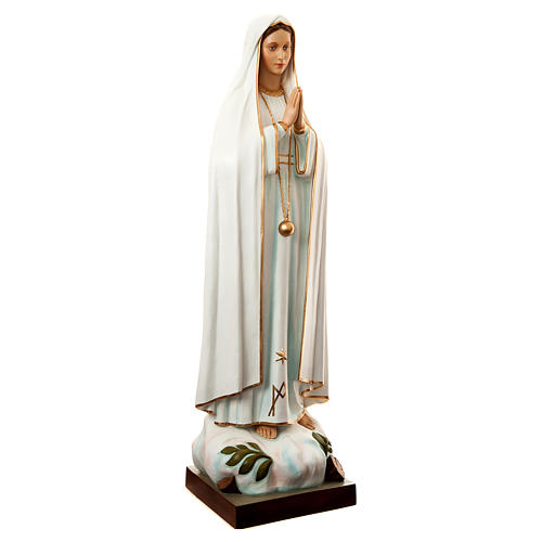Estatua Virgen de Fátima 180 cm de fibra de vidrio pintada 3