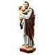 Imagen San José con el Niño Jesús 175 cm fibra de vidrio pintada s2