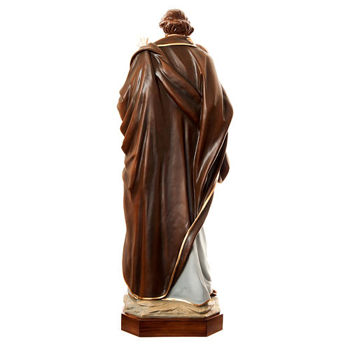 Saint Joseph avec Enfant 175 cm fibre de verre peinte 5