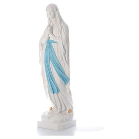Virgen de Lourdes 160 cm fibra de vidrio con colores originales