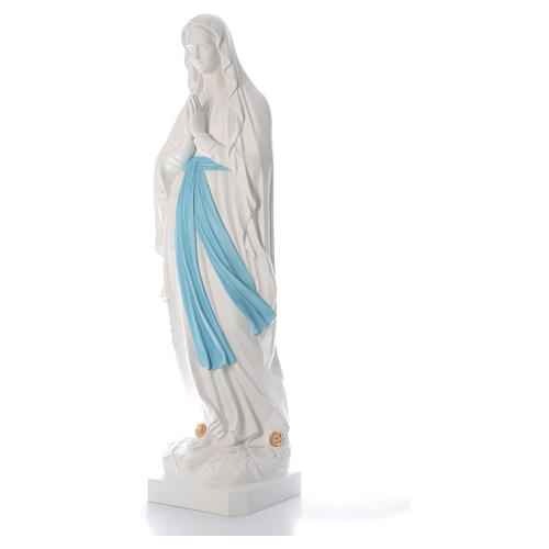 Virgen de Lourdes 160 cm fibra de vidrio con colores originales 2