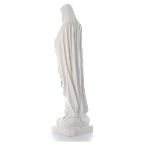 Virgen de Lourdes 160 cm fibra de vidrio con colores originales 3