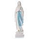 Virgen de Lourdes 160 cm fibra de vidrio con colores originales s1
