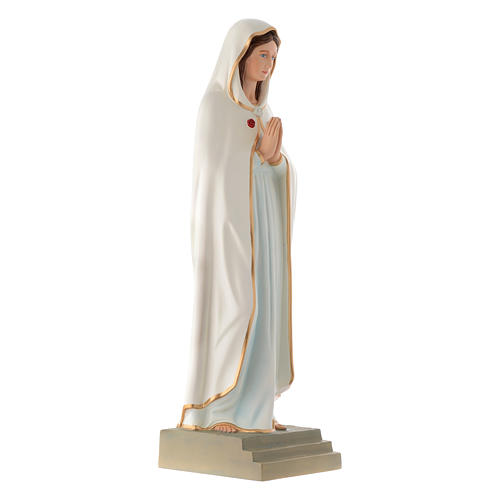 Statua Madonna della Rosa Mistica 70 cm vetroresina 3