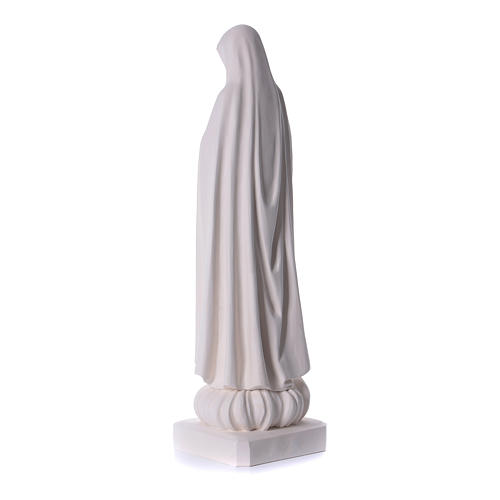 Madonna di Fatima con base fibra di vetro Valgardena 100 cm 3