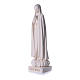 Madonna di Fatima con base fibra di vetro Valgardena 100 cm s2