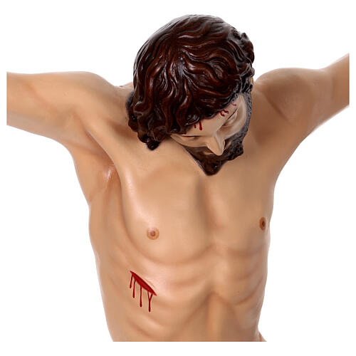 Cuerpo de Cristo 120 cm de fibra de vidrio pintada 3