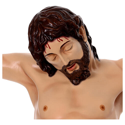 Corpo di Cristo 120 cm in vetroresina dipinta 10
