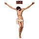 Corpo di Cristo 120 cm in vetroresina dipinta s1