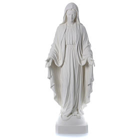 Virgen de la Milagrosa 160 cm en fibra de vidrio con tratamiento
