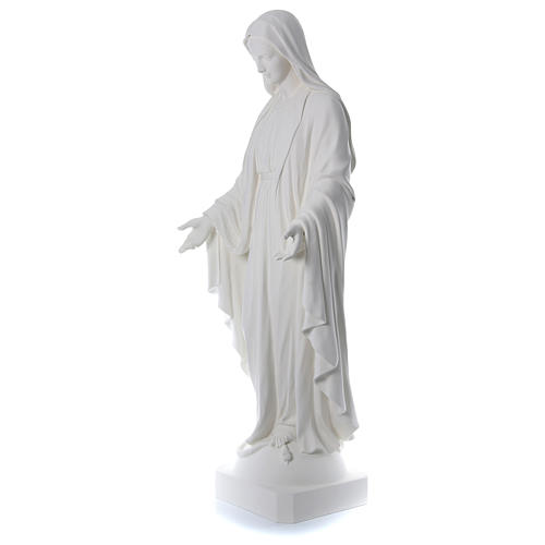 Imagem Nossa Senhora da Imaculada Conceição Fibra de Vidro Branca 3