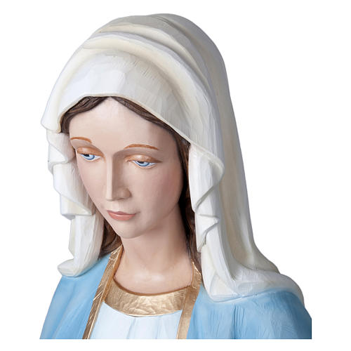 Statue of Our Lady of Miracles in fibreglass 160 cm for EXTERNAL USE 7