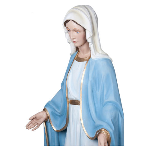 Statue of Our Lady of Miracles in fibreglass 160 cm for EXTERNAL USE 8