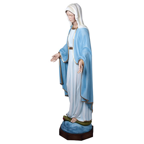 Statue of Our Lady of Miracles in fibreglass 160 cm for EXTERNAL USE 11