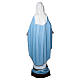 Estatua Virgen Milagrosa 160 cm fibra de vidrio PARA EXTERIOR s5