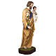 Statua San Giuseppe con Bambino 160 cm vetroresina PER ESTERNO s4