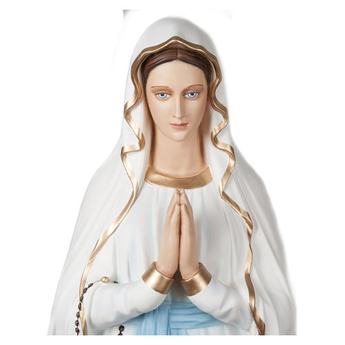 Estatua Virgen de Lourdes 160 cm fiberglass PARA EXTERIOR 3