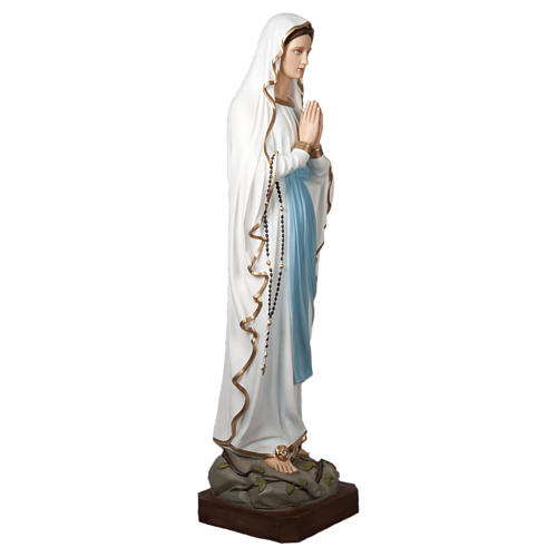 Statue Notre Dame de Lourdes 160 cm fibre de verre POUR EXTÉRIEUR 2