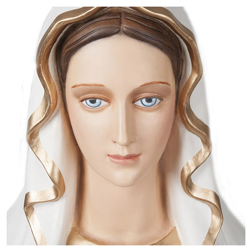 Nossa Senhora de Lourdes 160 cm fibra de vidro PARA EXTERIOR 4