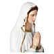 Nossa Senhora de Lourdes 160 cm fibra de vidro PARA EXTERIOR s7