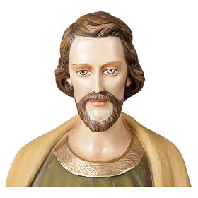 Statue of St. Joseph the Worker in fibreglass 100 cm for EXTERNAL USE