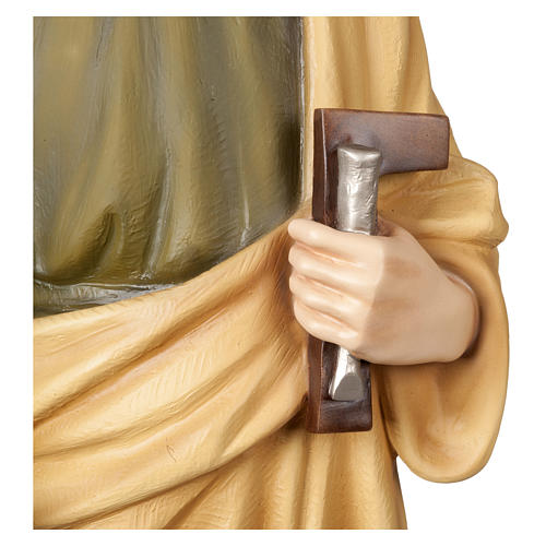 Statue of St. Joseph the Worker in fibreglass 100 cm for EXTERNAL USE 3