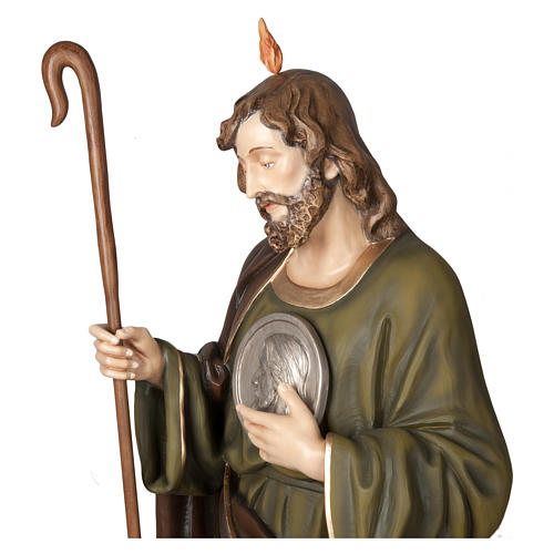 Statue of St. Jude the Apostle in fibreglass 160 cm for EXTERNAL USE 4
