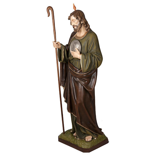Statue of St. Jude the Apostle in fibreglass 160 cm for EXTERNAL USE 5