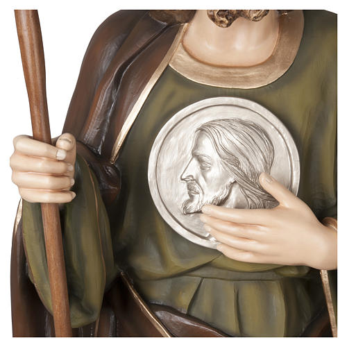Estatua San Judas Tadeo 160 Cm Fibra De Vidrio PARA EXTERIOR Venta 