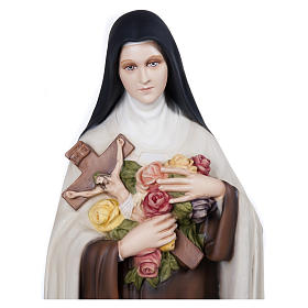 Statue of St. Theresa in fibreglass 100 cm for EXTERNAL USE